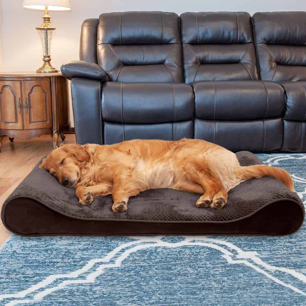 FurHaven Luxe Lounger Perfect Dog Bed For Arthritic Canines 1024x1024 